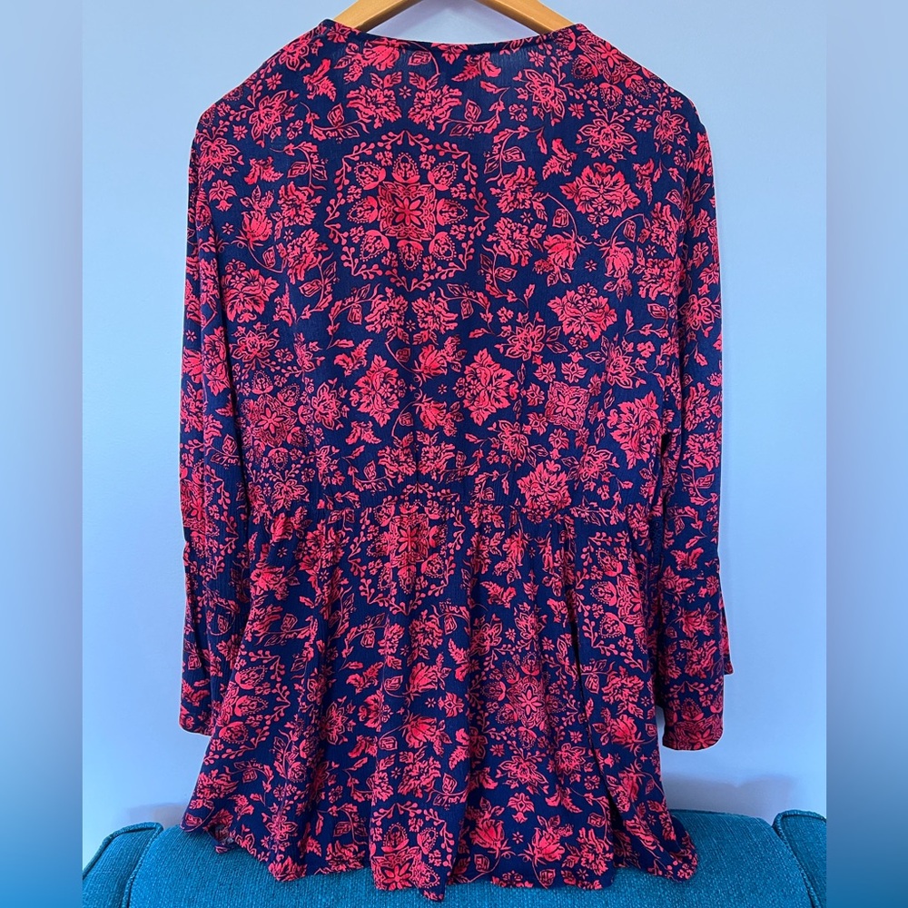 Torrid Boho style blouse SZ 0 - Picture 4 of 9